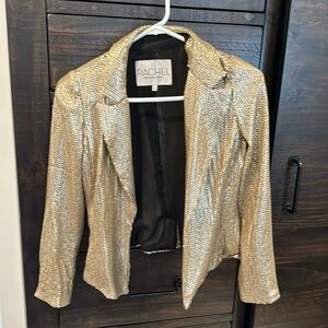 Gold sequin Rachel Roy jacket, size 0